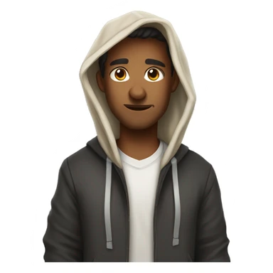 Australia Shepard wearing a hoodie sticker