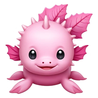 pink cute axolotl sanrio sticker