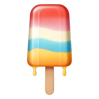 Popsicle ombre, fat size sticker
