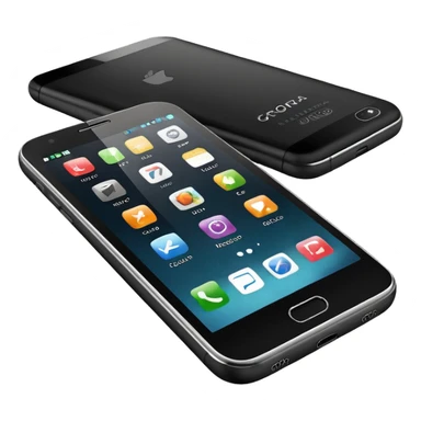 Quero uma desenho de celular e em baixo quero uma frase escrita ass vendendo esse celular em português  sticker