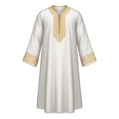 Thobe with no human just the dress sticker