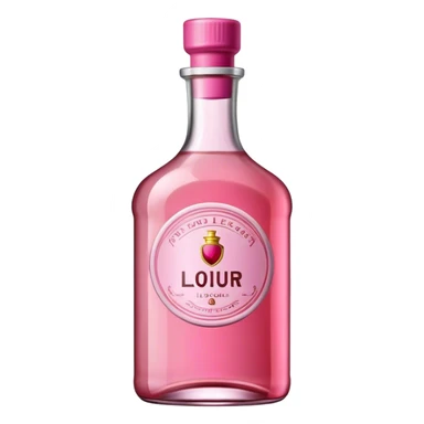 pink liquor sticker