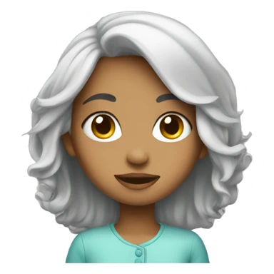 Girl whit tunice sticker