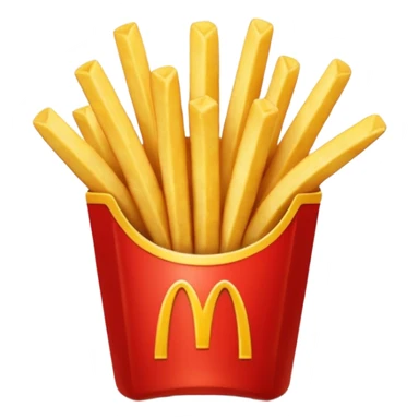Mcdonald's fries  sticker