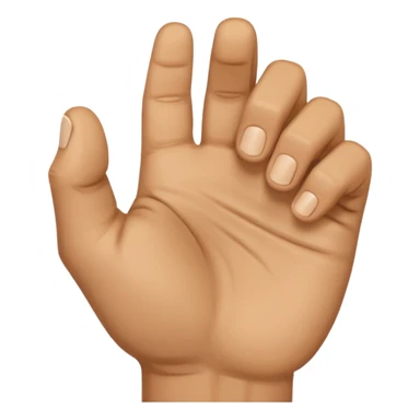 right fist in left palm sticker