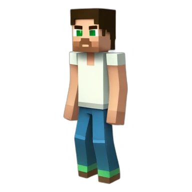 minecraft alex full body sticker