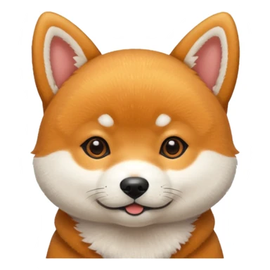 shiba baby dog sticker