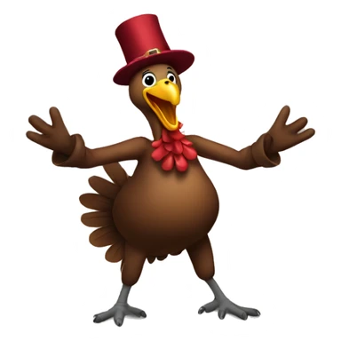 Dancing Turkey  sticker