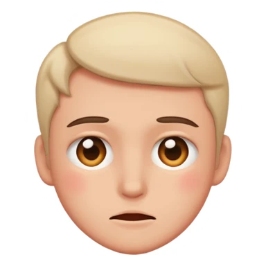 blushing awkwardly  sticker