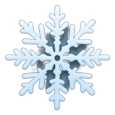 snow flake sticker
