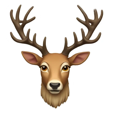 Crowned Stag sticker