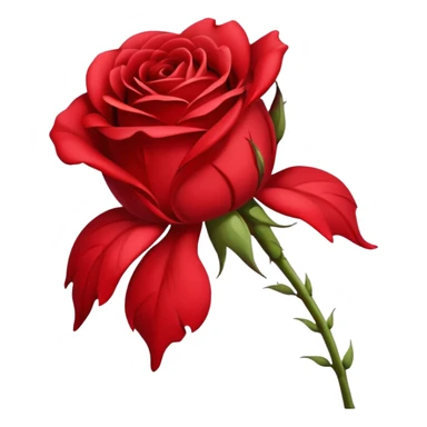 Wilted rose sticker