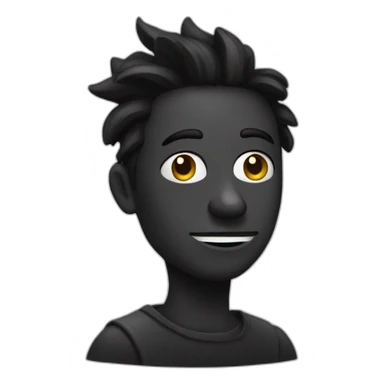 zemour avec un noir sticker