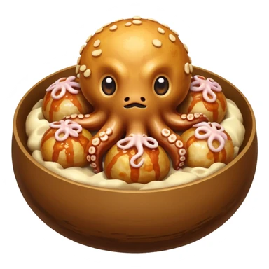 ONLY  ONE Takoyaki ball sticker