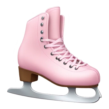 Ice skates light pink sticker