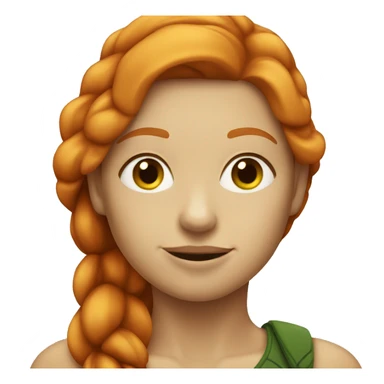 Ginger half woman half turtle sticker