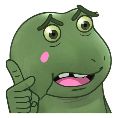 Pink middle finger sticker