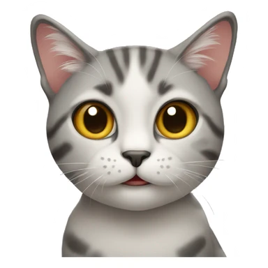 cat speaking Portuguese sticker