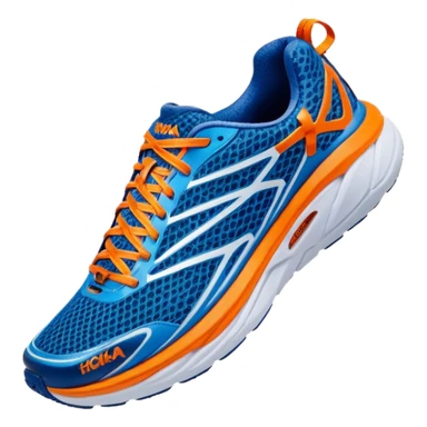 running shoe hoka sticker