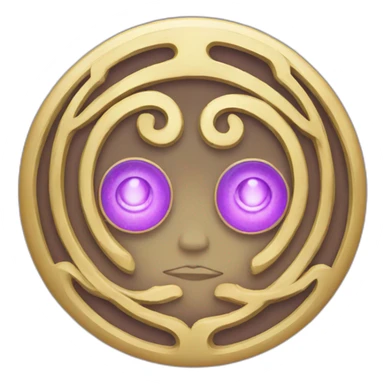 psychic triskelion sticker