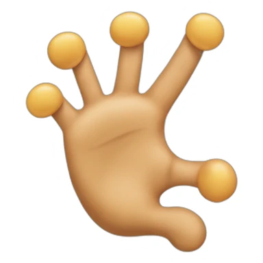 Doigts croisés et le pousse en l'air sticker