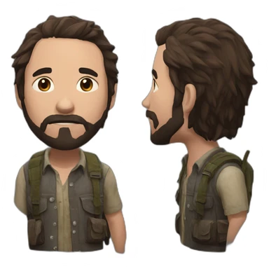 Joël the last of us sticker