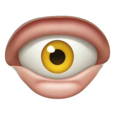 Œil bouche œil sticker