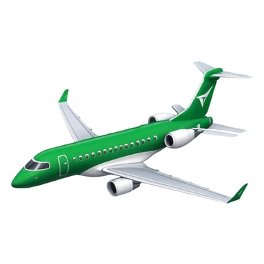 Embraer E-Jet - Embraer (Model Year: 2021) (Iconic colour: Green with white) sticker