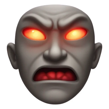 Use evil face with halo  sticker