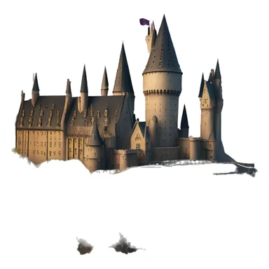Hogwarts castle sticker