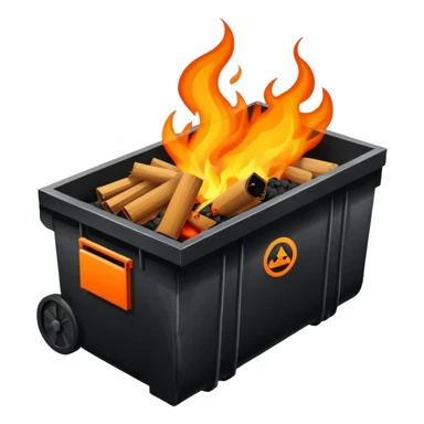 Teacher dumpster fire sticker