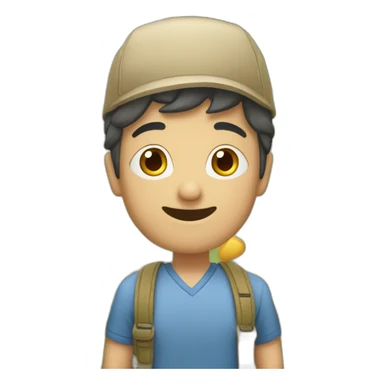 Une yourte dans un jardin sticker