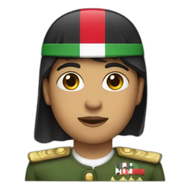 indonesia with palestine sticker