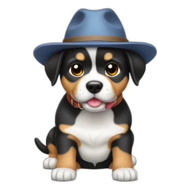 cachorro com chapéu nordestino sticker