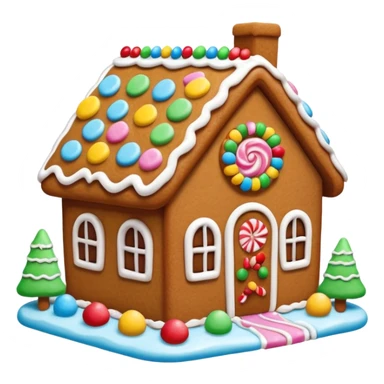gingerbread house sticker