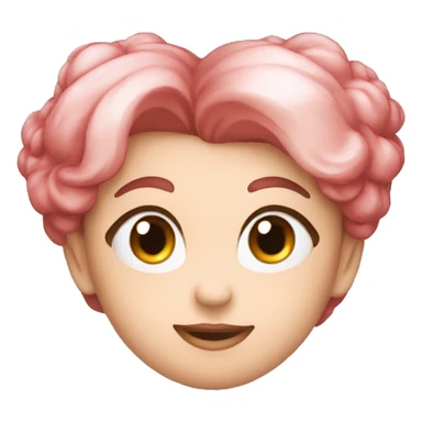 Cœur rouge infini sticker