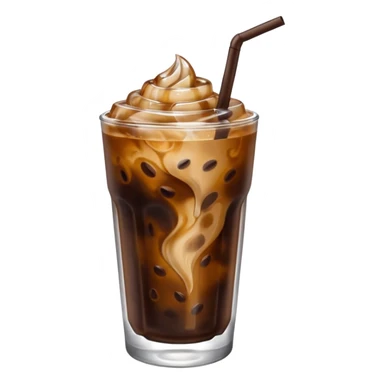 Iced coffee sticker