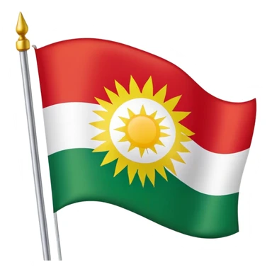 Kurdishfalg sticker