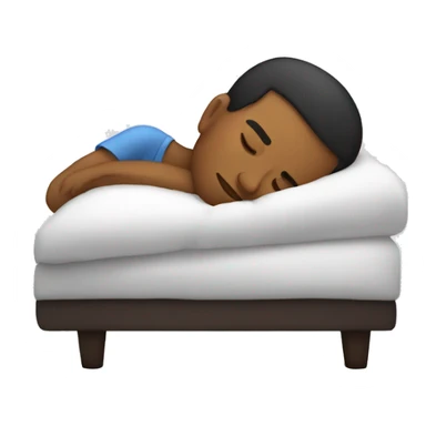 Somebody sleeping sticker