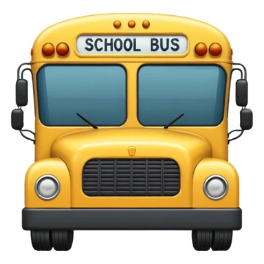 yellow school bus sticker