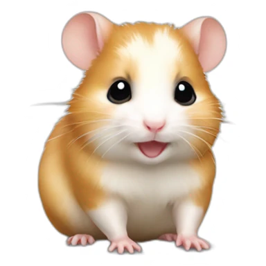 baby hamster sticker