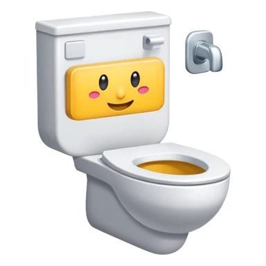 Des toilettes avec plein de diarrhée  sticker