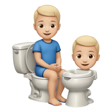 A potty trainer sticker