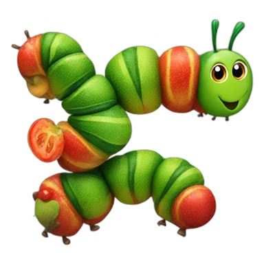 very hungry caterpillar sticker