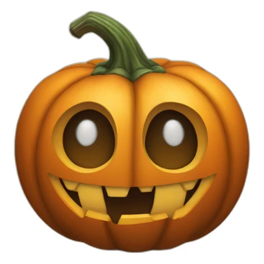 pumpkin for halloween sticker
