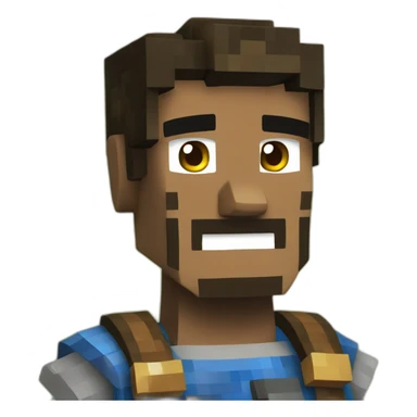 Personnage minecraft jeu vidéo sticker