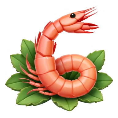 camarón cocido sticker