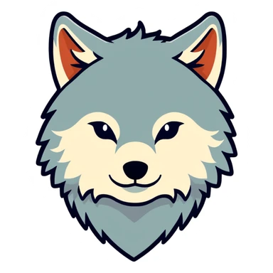 Wolf Emoji sticker