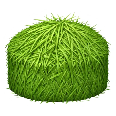 green hay sticker
