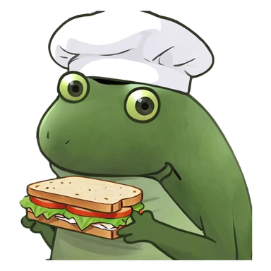 Thin tuna sandwich  sticker